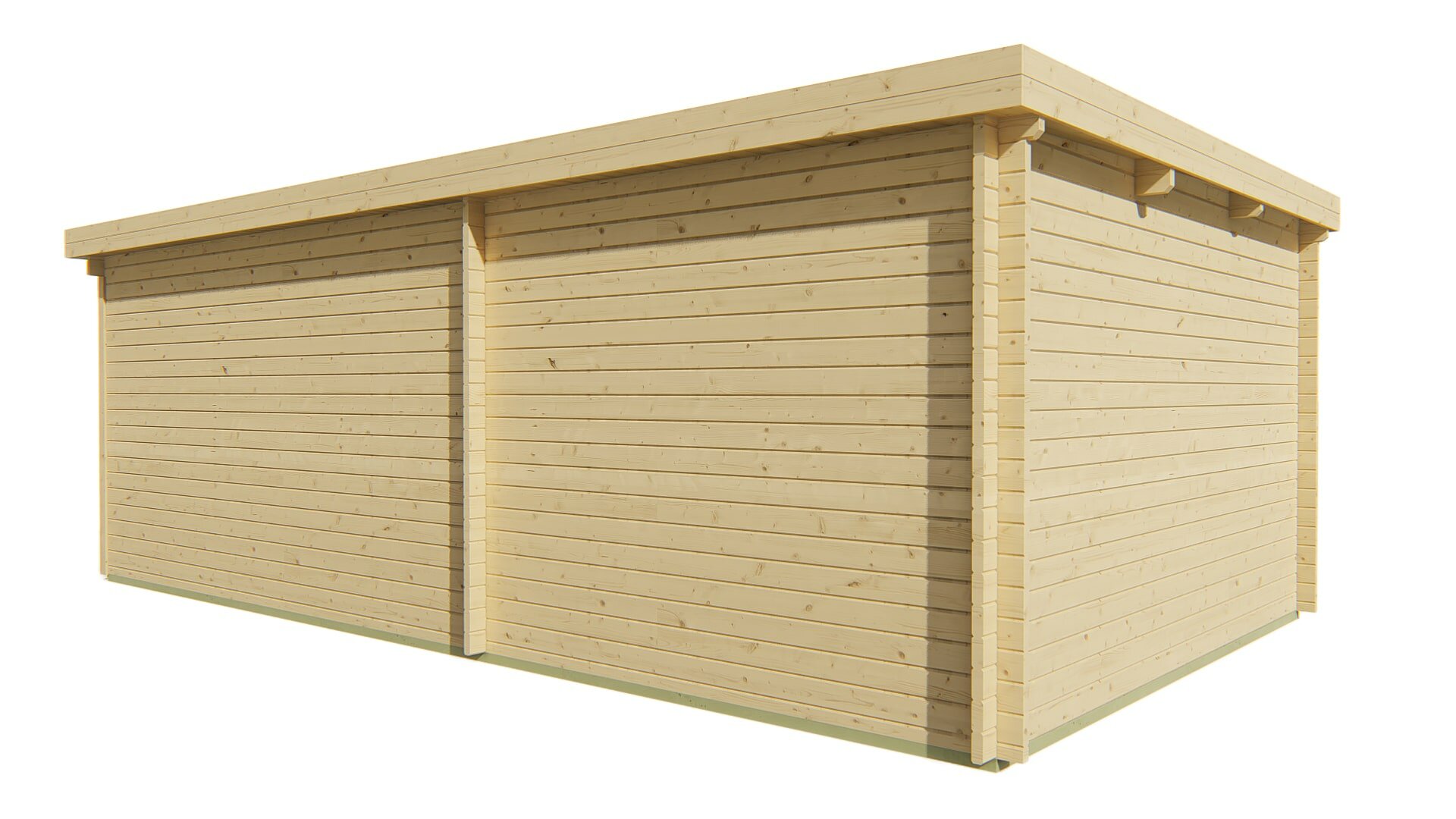 Blokhut Gunnar achteraanzicht