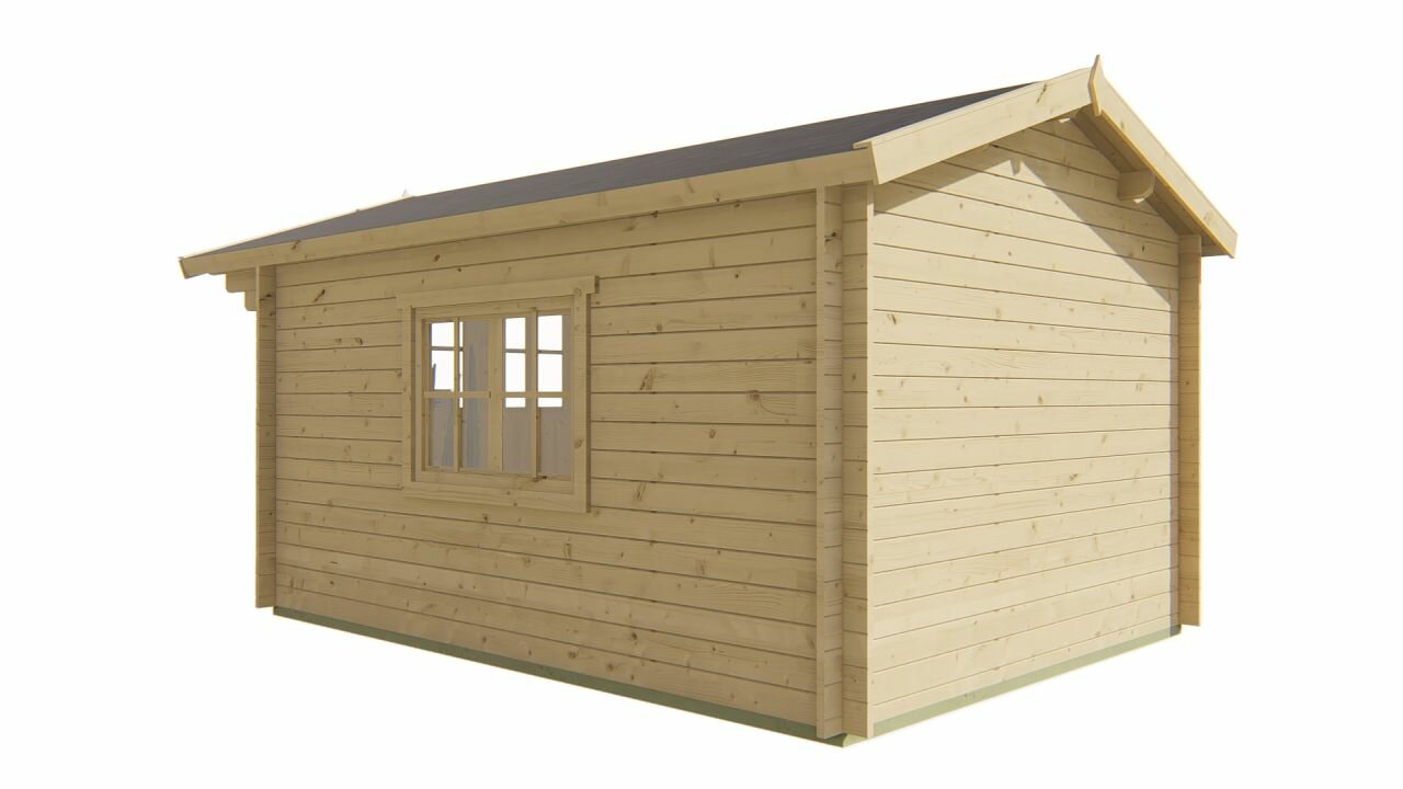 Blokhut Fraga achteraanzicht