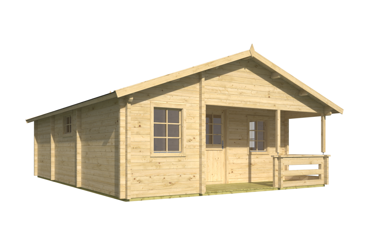 Blokhut Kay vooraanzicht