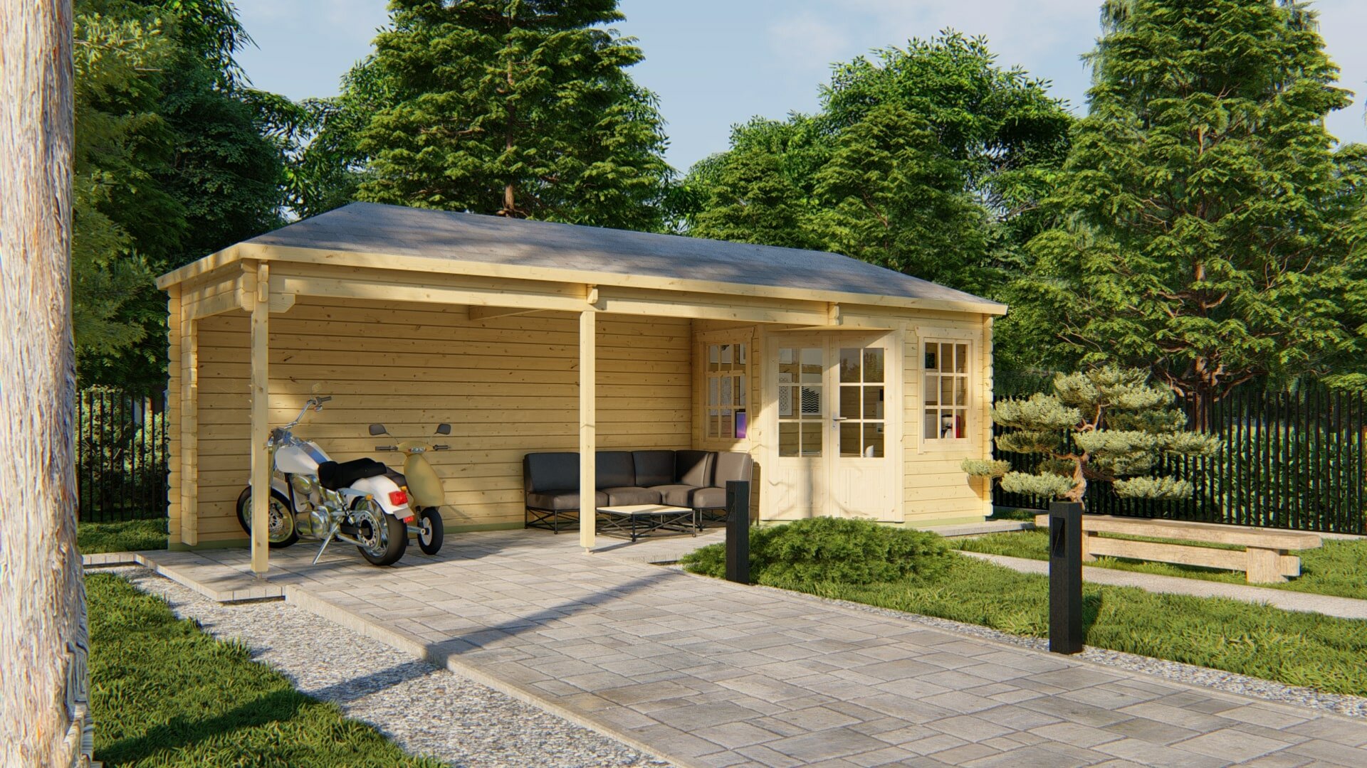 Blokhut Gretel blank