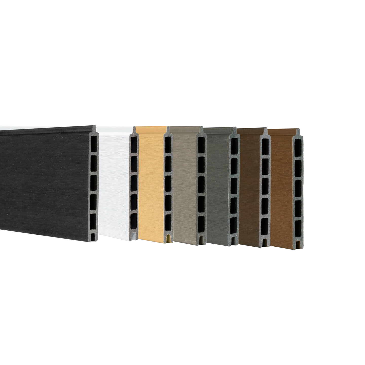 Composietscherm Boston Premium, Zwart