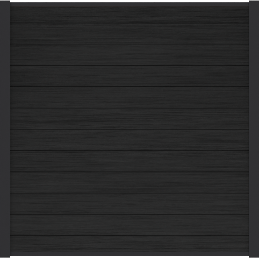 Composietplank Premium Zwart 21 x 160 mm, Lengte 178 cm