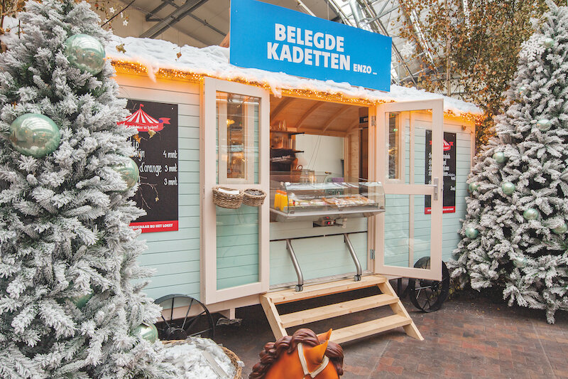 Pipowagen 480 x 240 cm met zijdeur - Zigeunerwagen Patricia