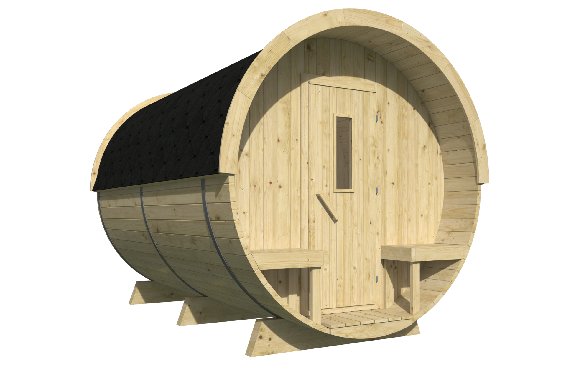 Camping Barrel 215x330 cm &ndash; Tuinkantoor, Balie of Mini Chalet