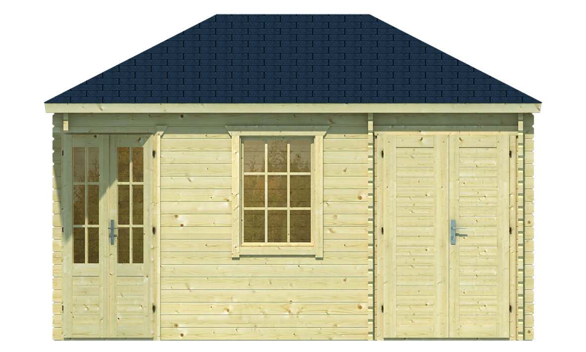 Blokhut Agnes rechterzijaanzicht