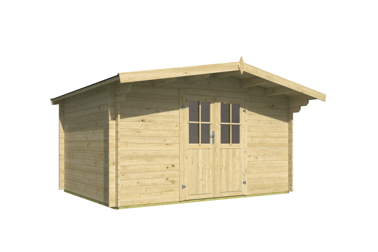 Blokhut Murcia vooraanzicht