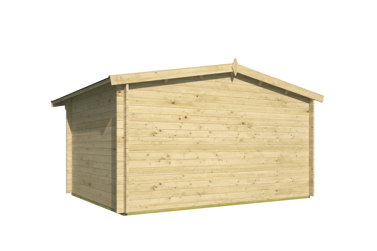 Blokhut Murcia achteraanzicht