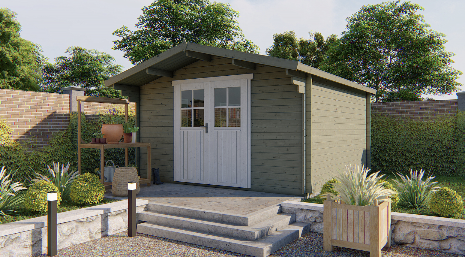 Blokhut Torrent groen