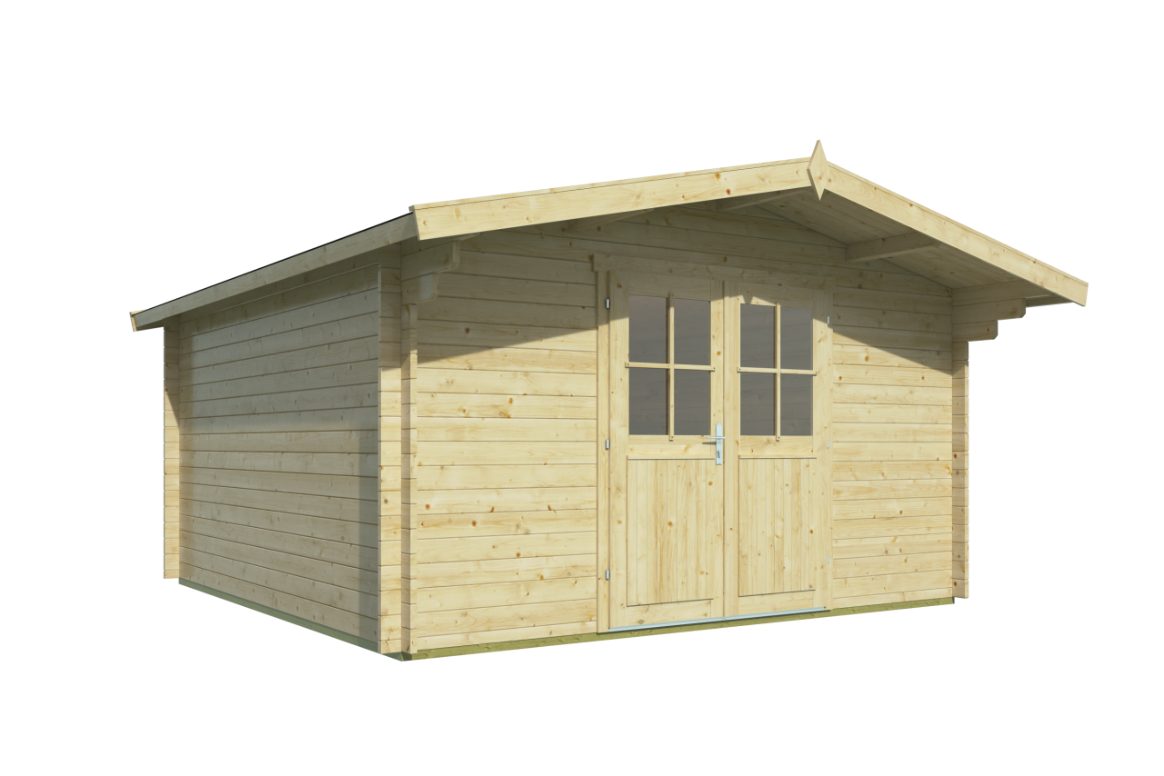 Blokhut Torrent vooraanzicht