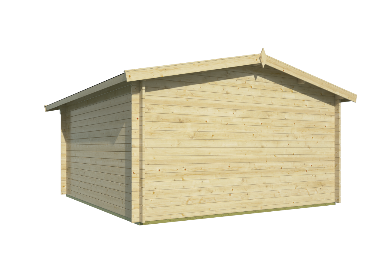 Blokhut Torrent achteraanzicht