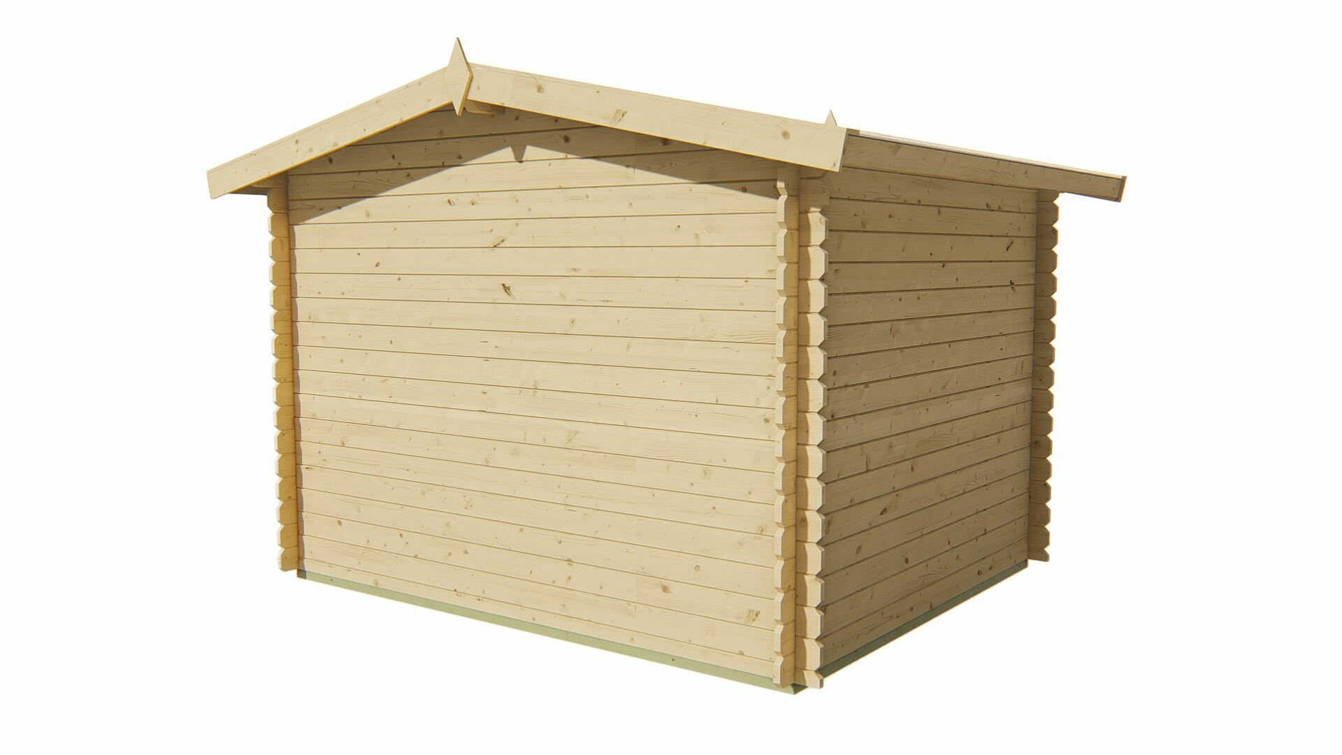 Blokhut Bjarni achteraanzicht