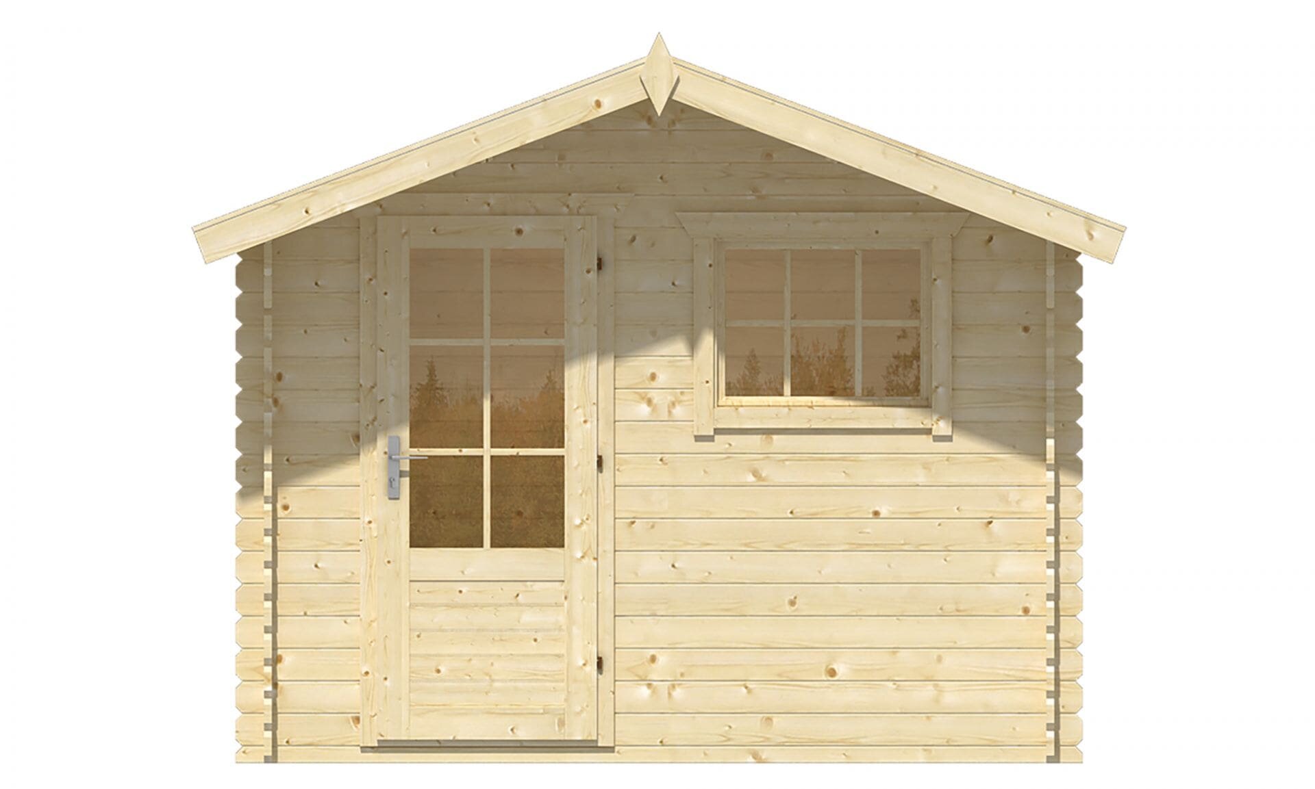 Blokhut Bo vooraanzicht