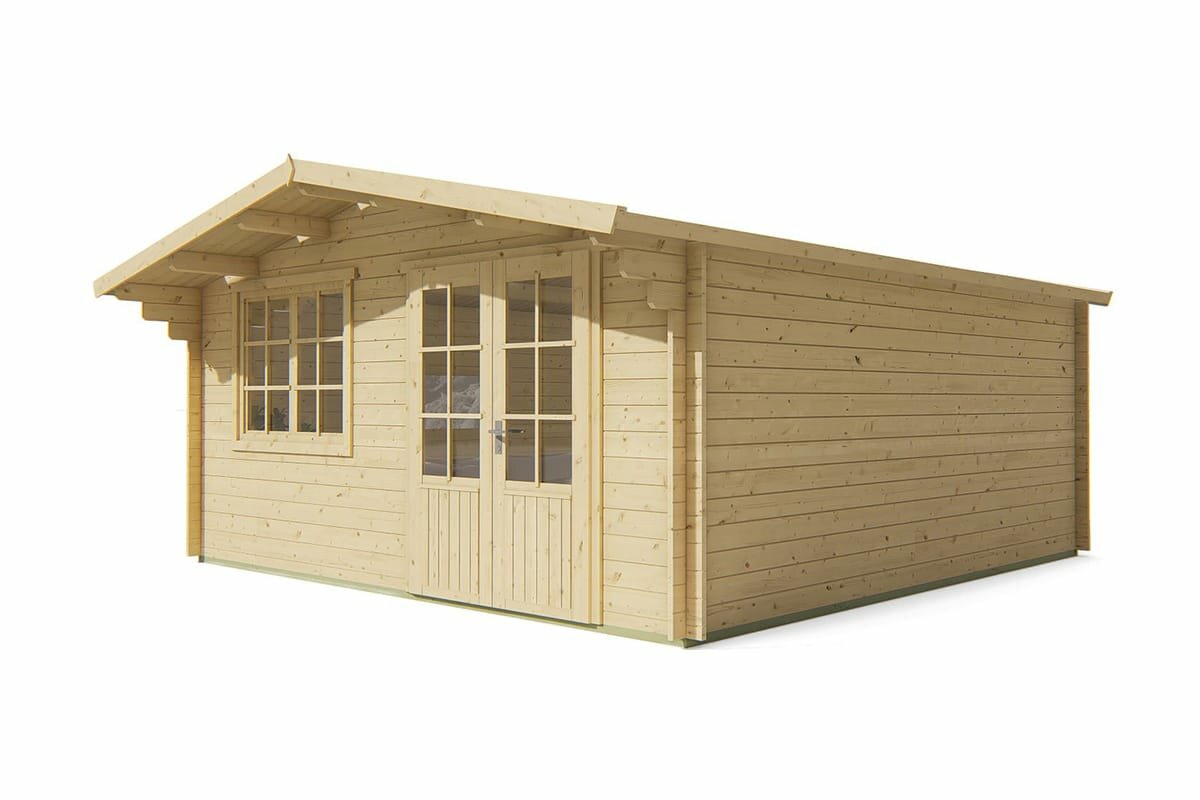 Blokhut Salamanca vooraanzicht