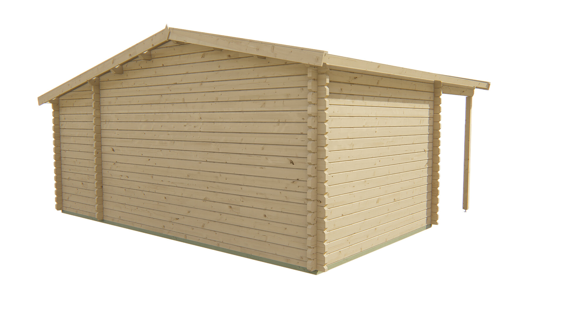 Blokhut Wolfgang achteraanzicht