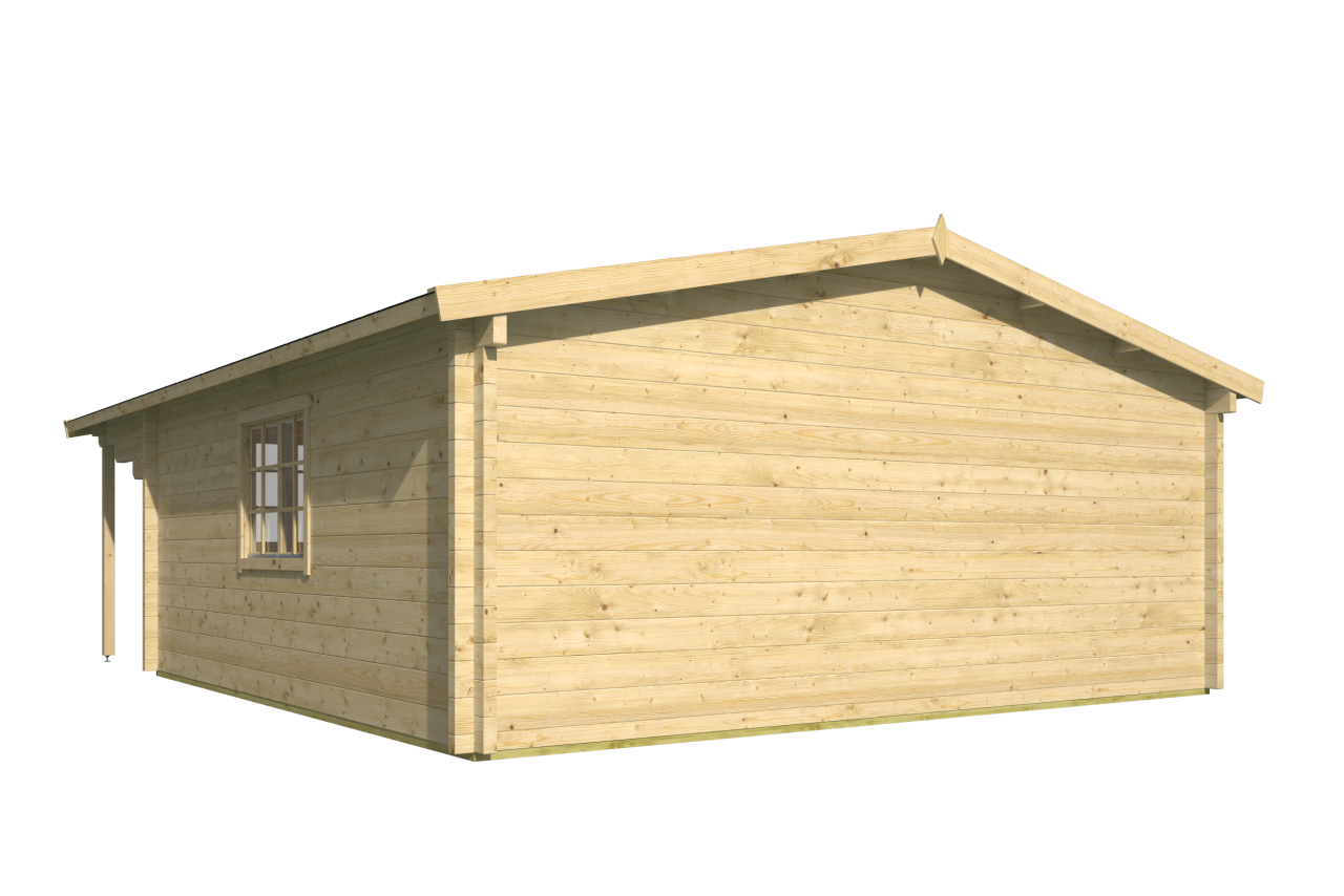 Blokhut Rune achteraanzicht