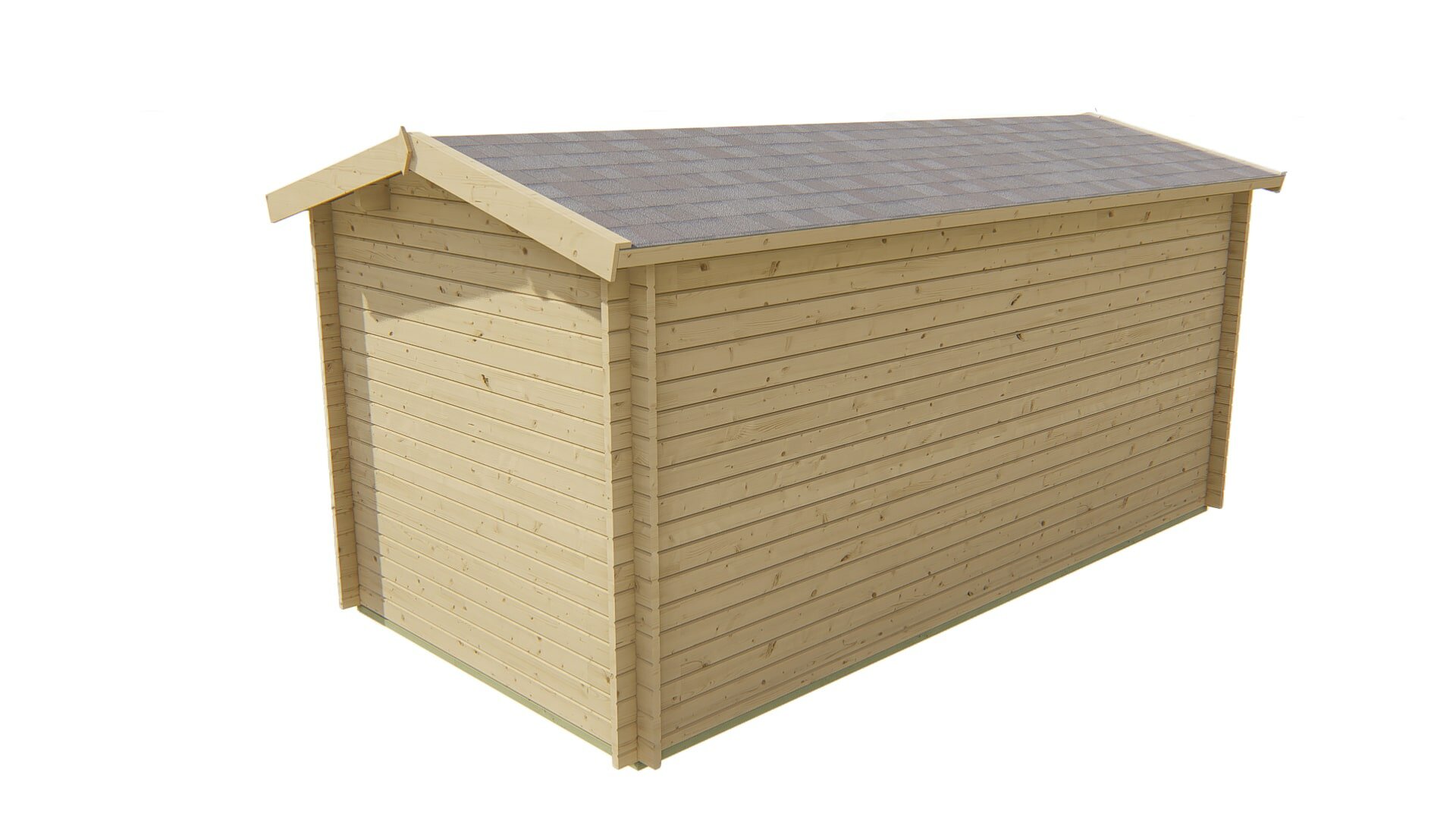 Blokhut Justine rechterachteraanzicht