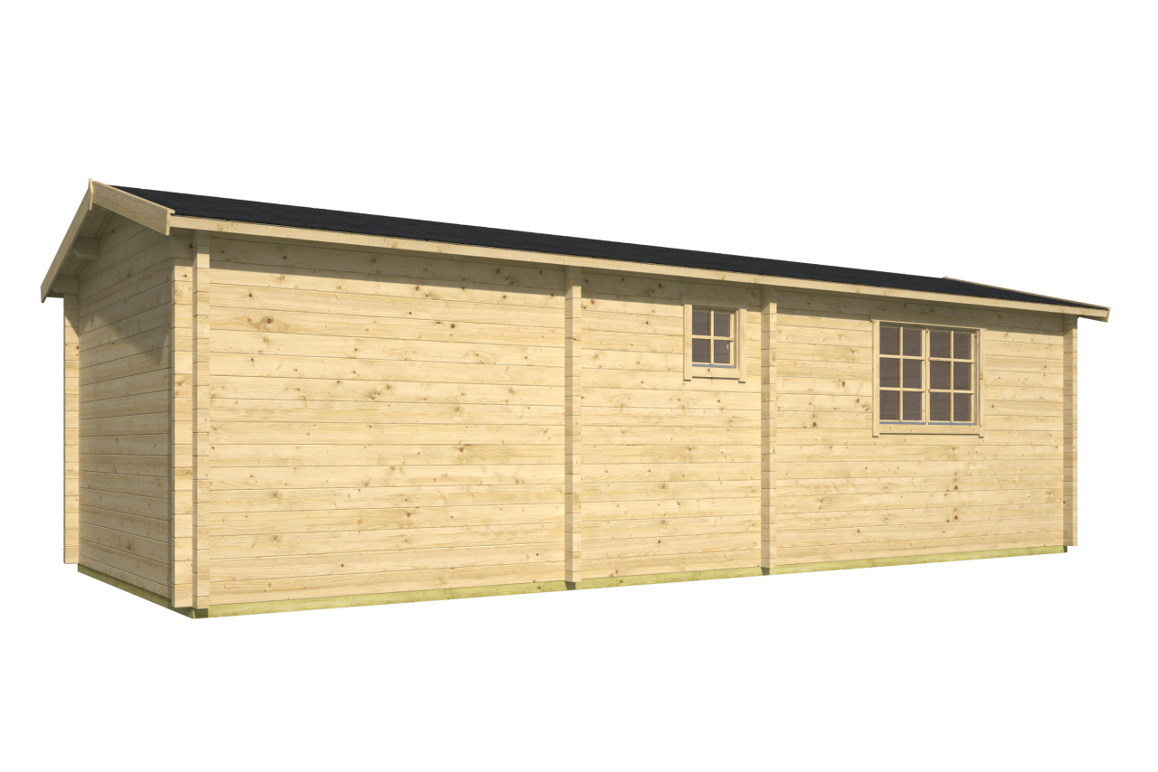 Blokhut Ava achteraanzicht