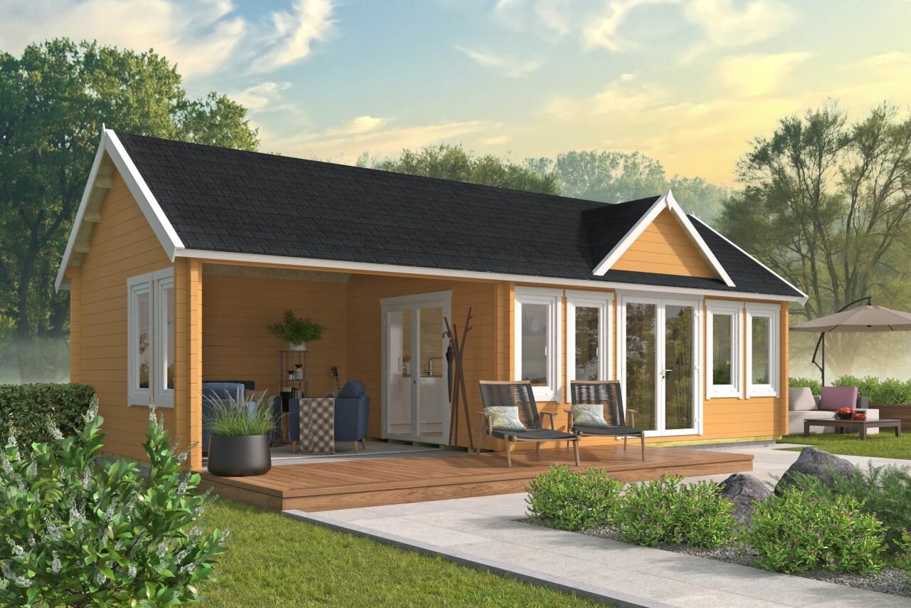 Blokhut Big Ben oranje