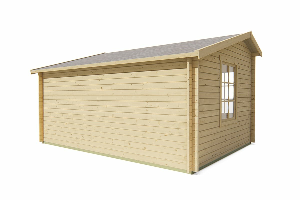 Blokhut Tane achteraanzicht