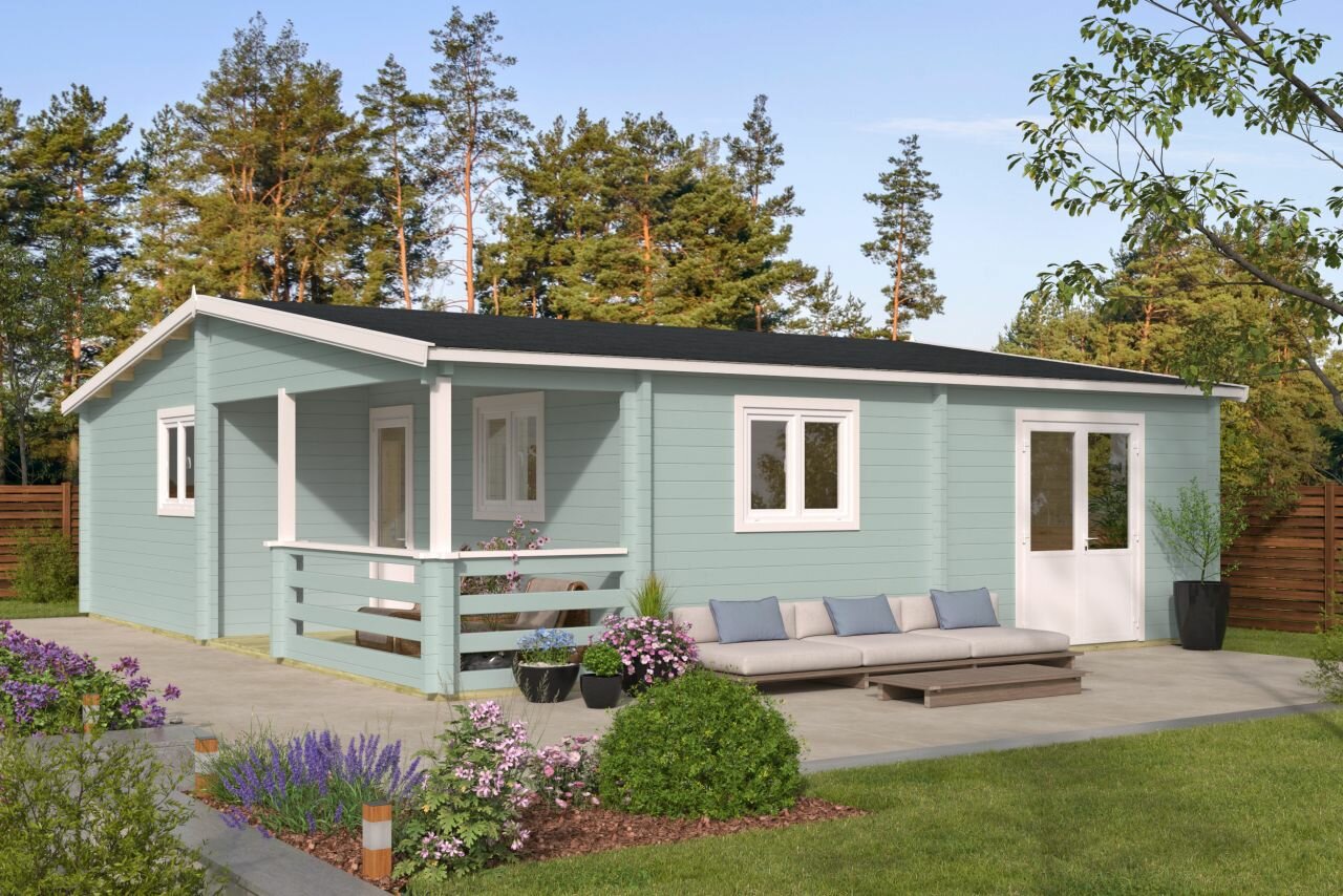 Blokhut Azores groen