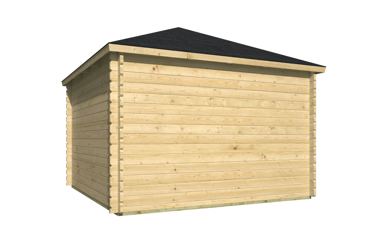 Blokhut Nilsson achteraanzicht