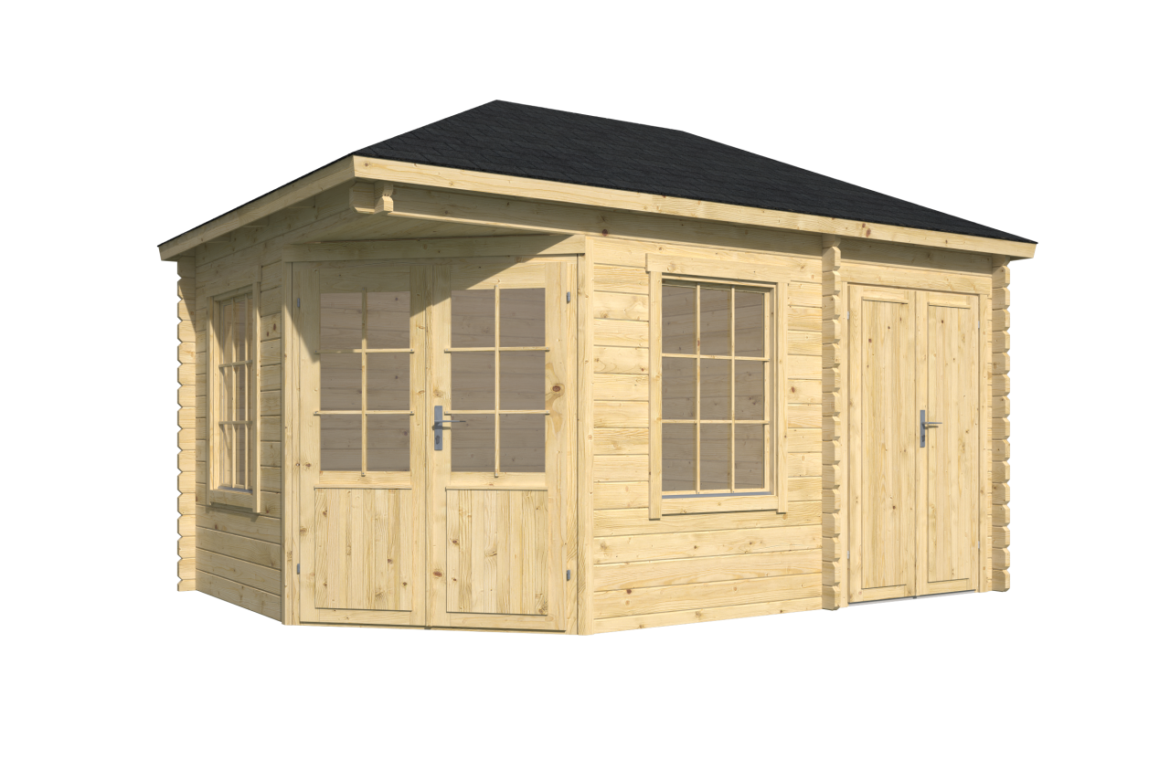 Blokhut Agnes vooraanzicht