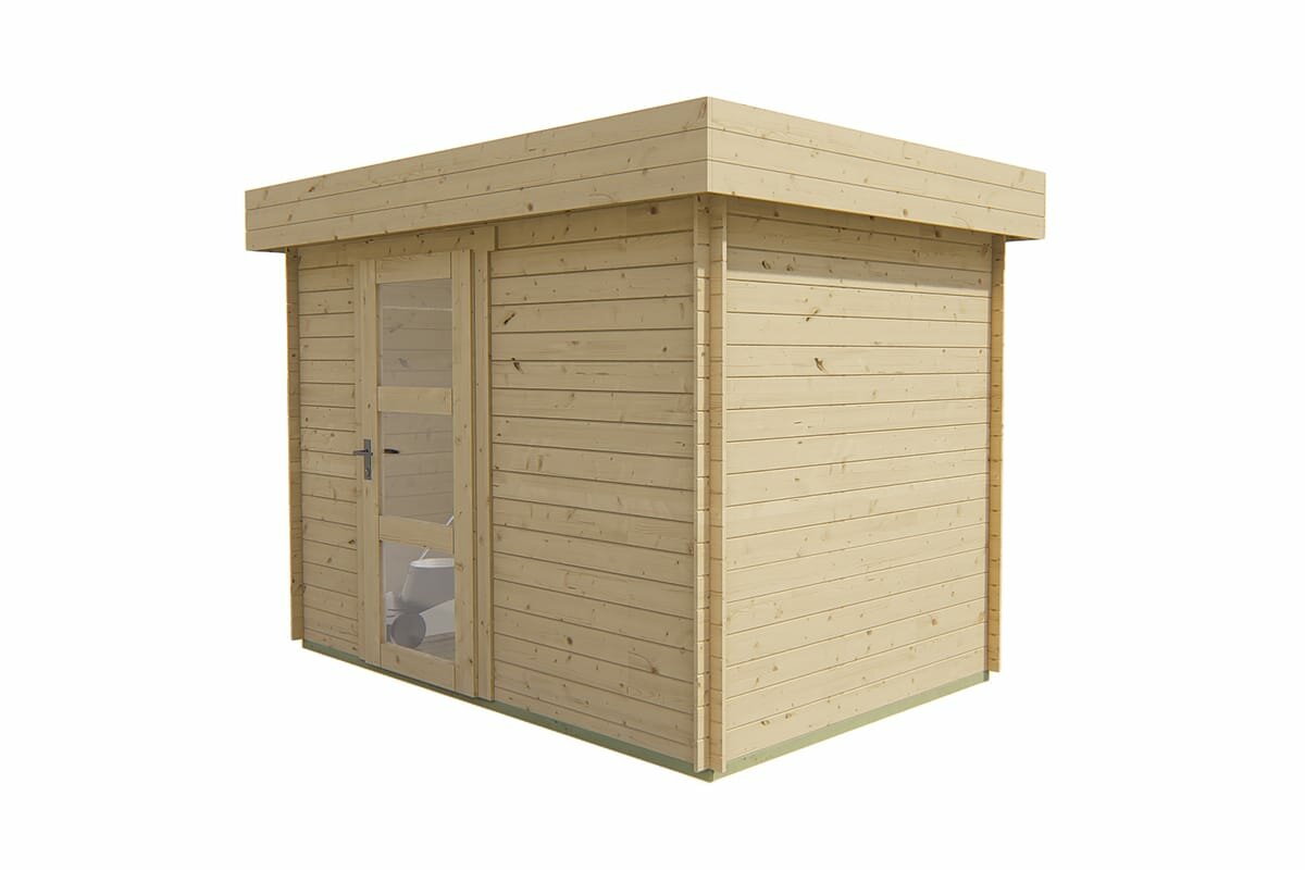 Blokhut Novalie vooraanzicht