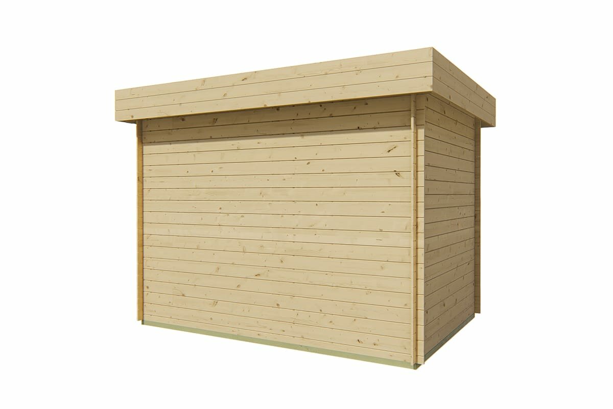 Blokhut Novalie achteraanzicht