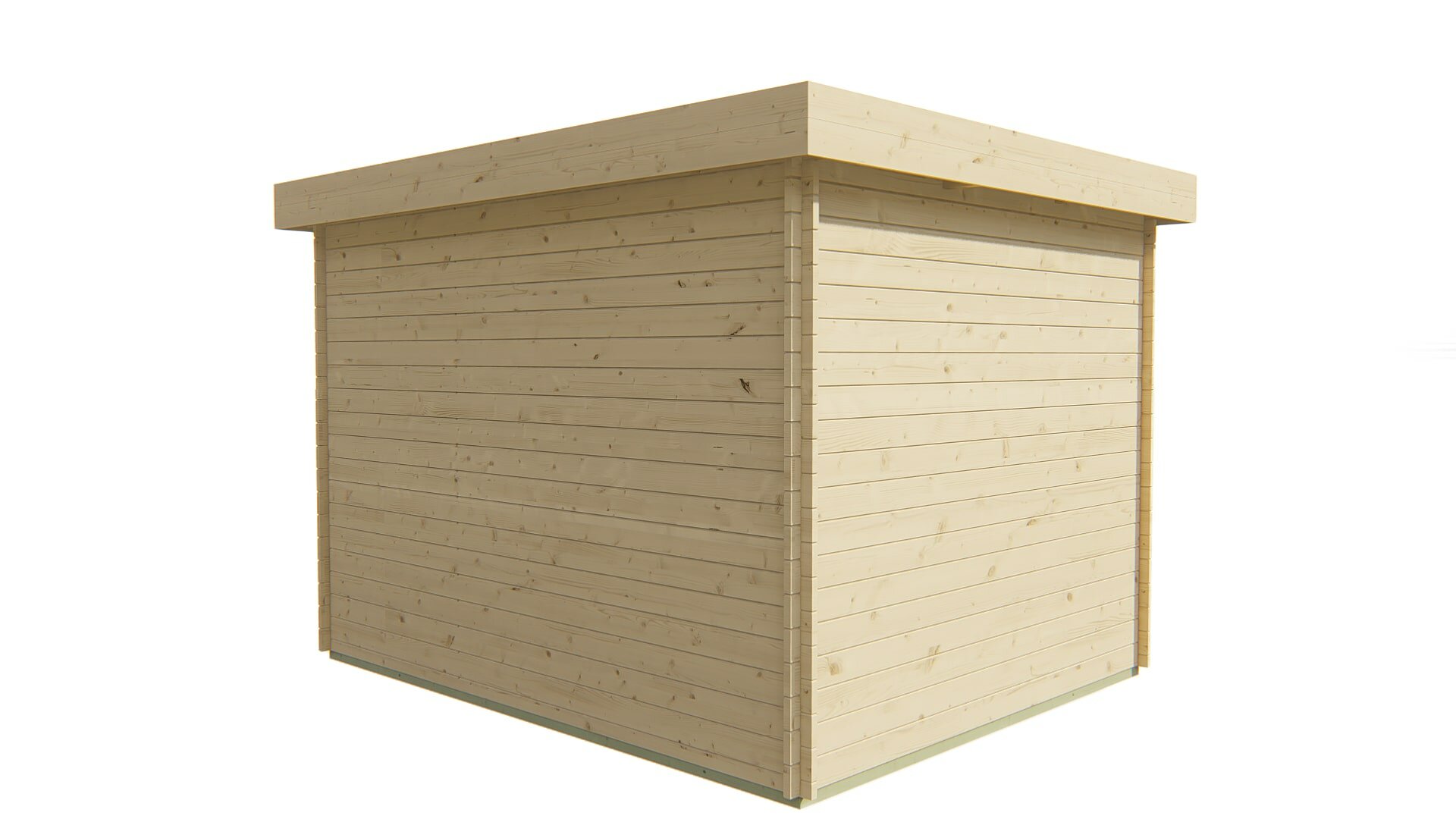 Blokhut Hypermodern achteraanzicht