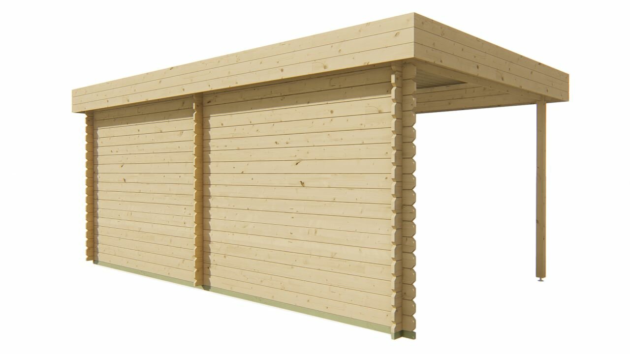 Blokhut Stig achteraanzicht