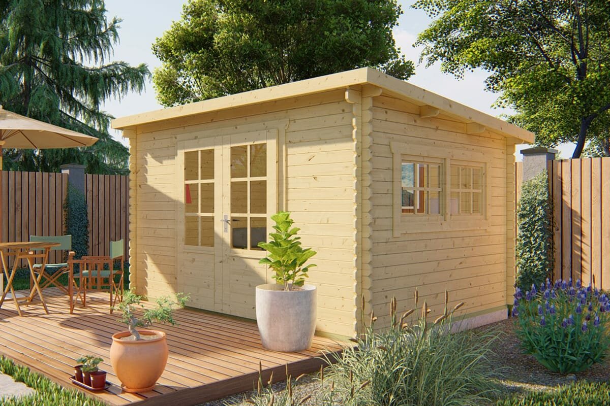 Blokhut Loya 380 x 300 x 220 cm - Tuinhuis