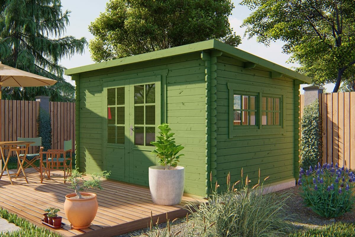 Blokhut Loya 380 x 300 x 220 cm - Tuinhuis