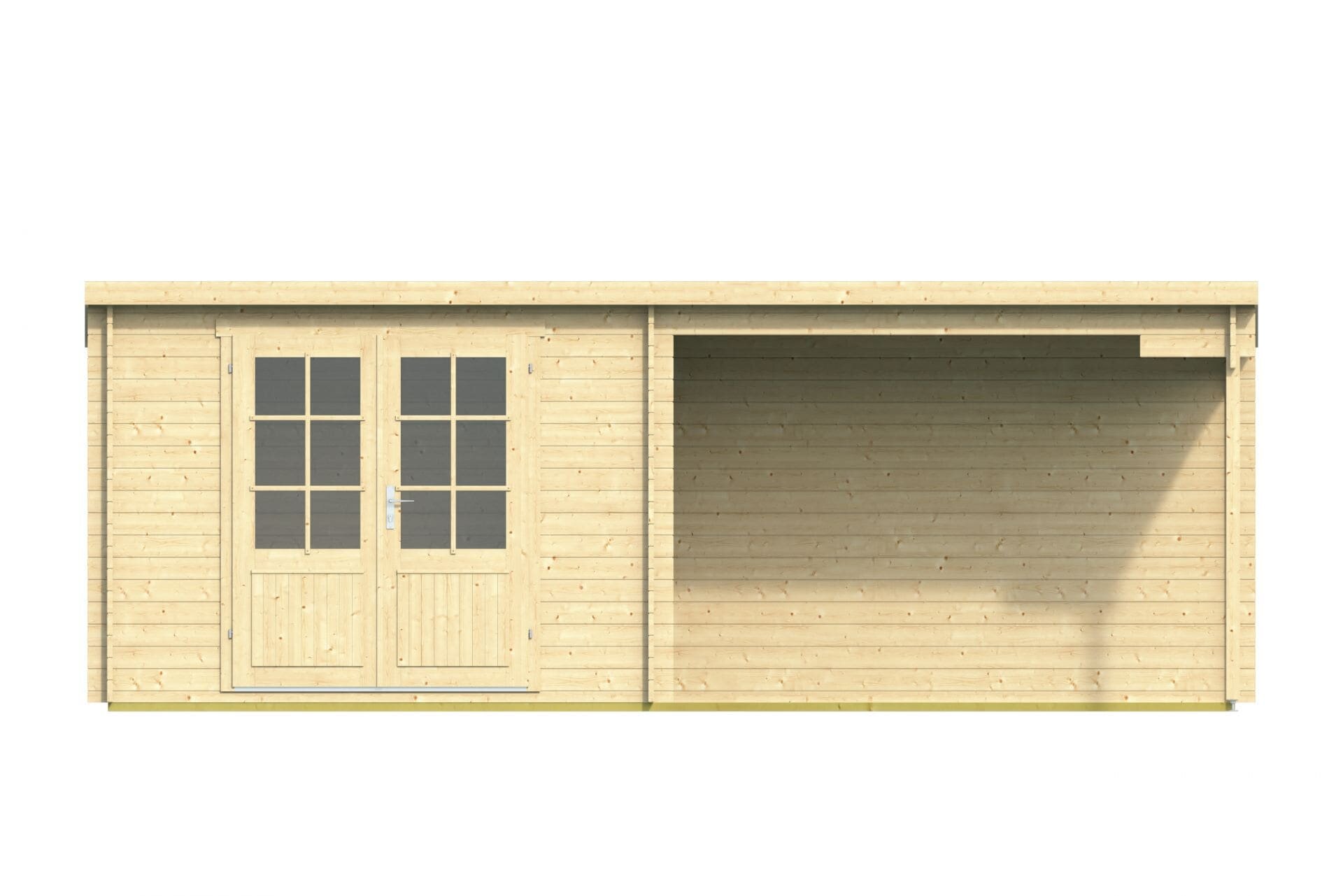 Blokhut Freddy vooraanzicht