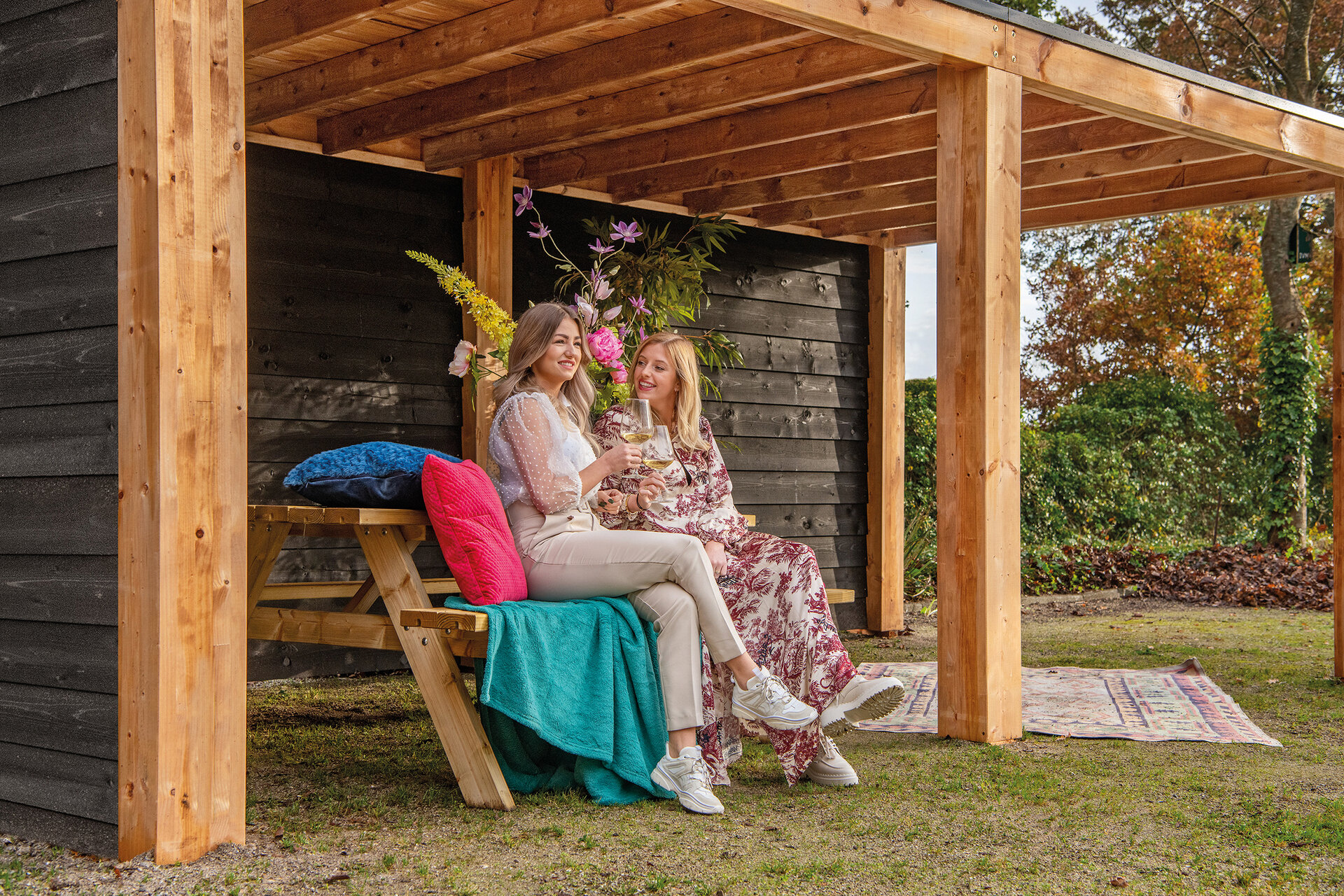 Overkapping Renesse Red Class Wood 400 x 313 cm