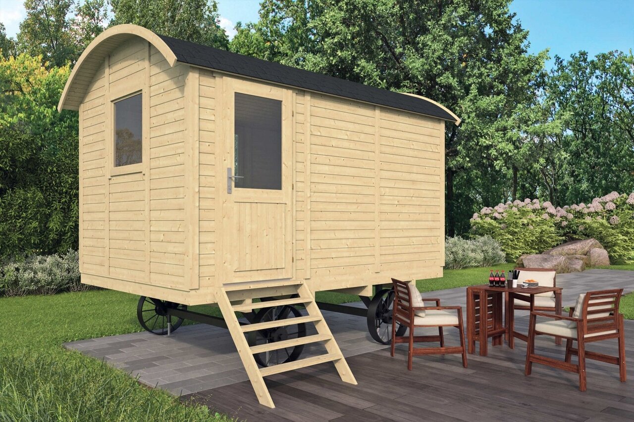 Pipowagen 360 x 240 cm - Zigeunerwagen Joey