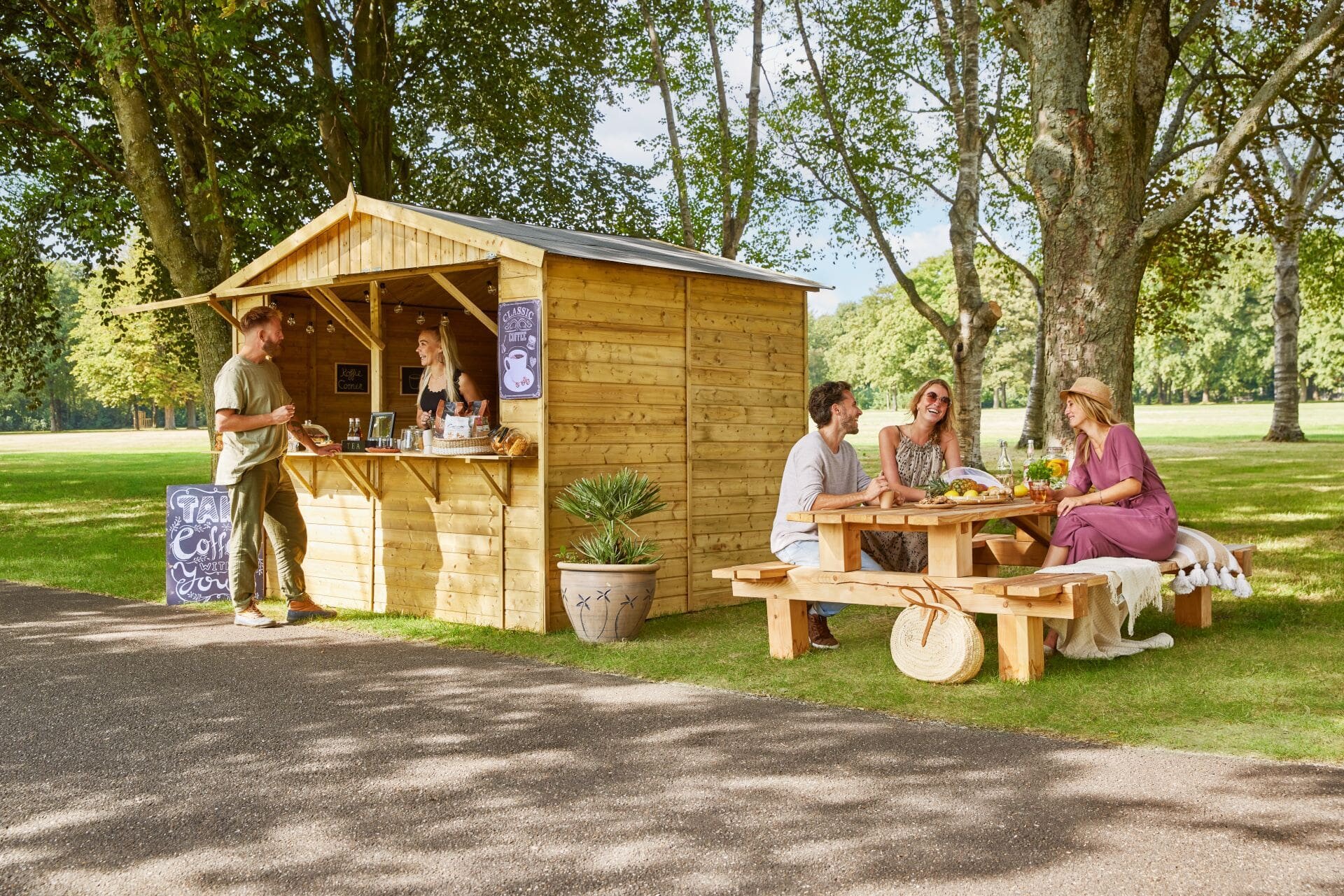 Picknicktafel Lariks Boss 250 x 180 cm geschaafd (8 personen)