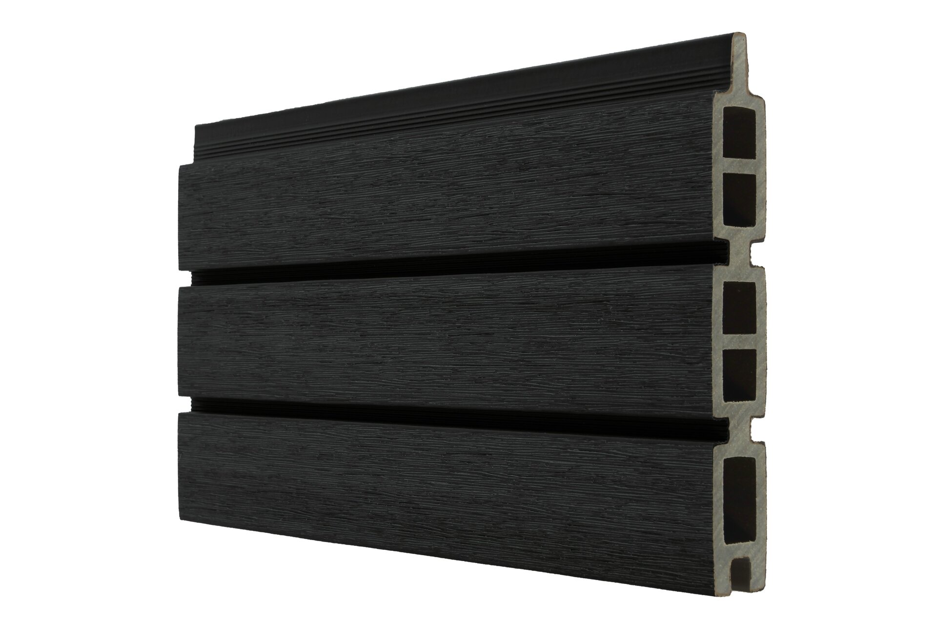 Composietplank Boston Modern zwart 21 x 160 mm, lengte 178 cm