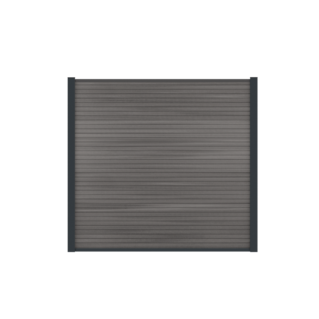 Composietplank Boston Modern donker grijs 21 x 160 mm, lengte 178 cm
