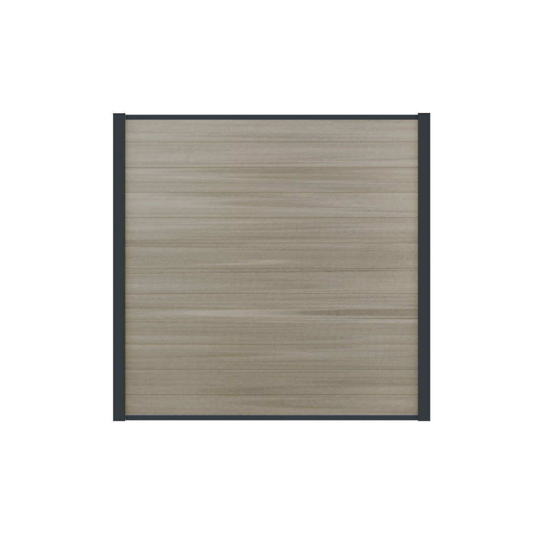 Composietplank Boston Premium licht grijs 21 x 160 mm, lengte 178 cm