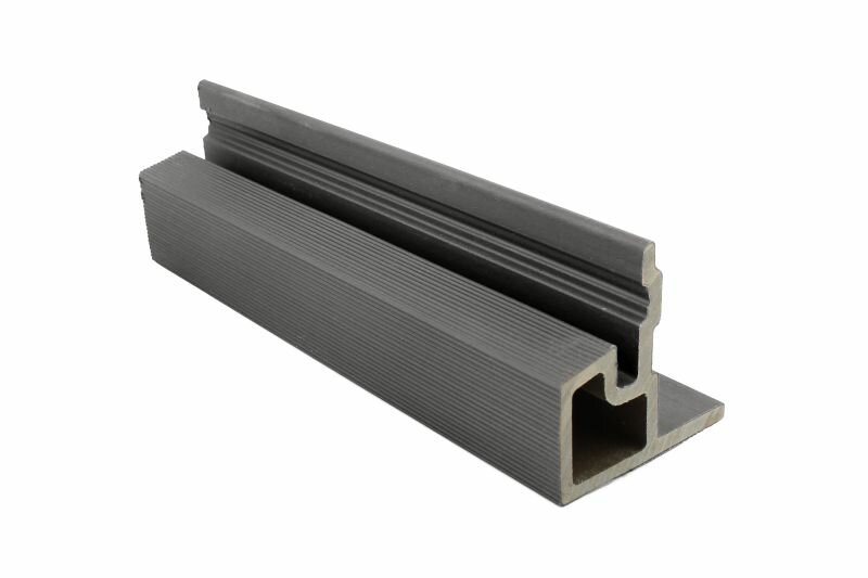 PuraTech composiet eindprofiel 5,8 x 5,8 x 290 cm dark grey
