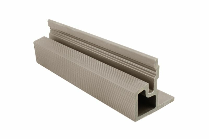 PuraTech composiet eindprofiel 5,8 x 5,8 x 290 cm light grey