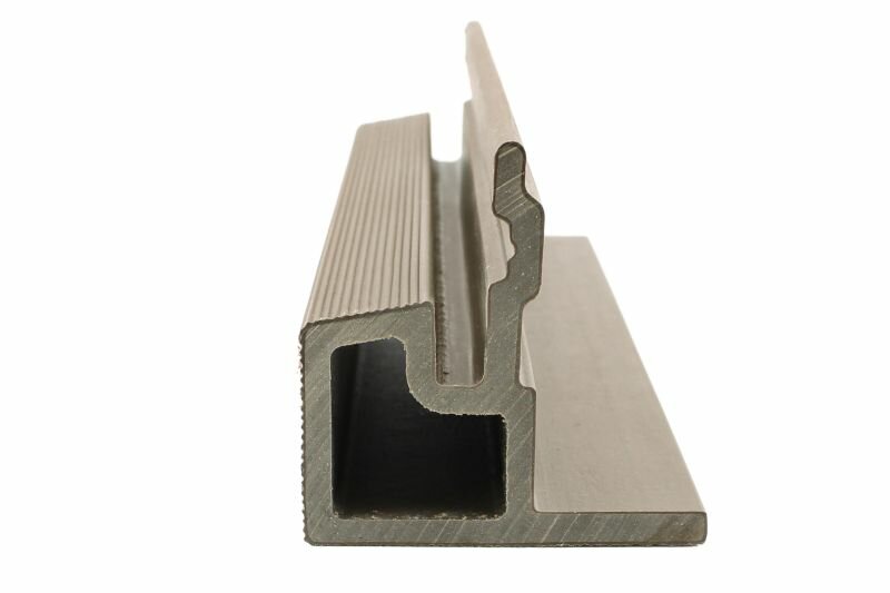 PuraTech composiet eindprofiel 5,8 x 5,8 x 290 cm light grey