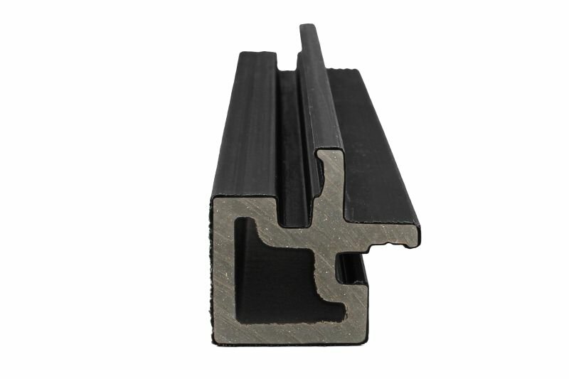 PuraTech composiet hoekprofiel 6,7 x 6,7 x 290 cm ebony black