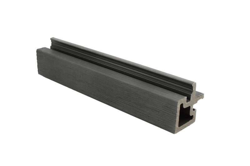 PuraTech composiet hoekprofiel 6,7 x 6,7 x 290 cm dark grey