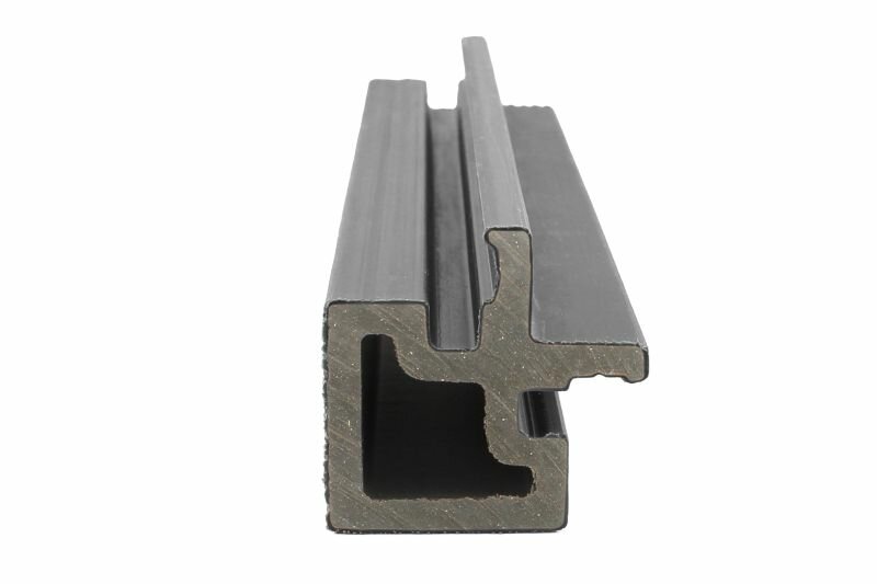 PuraTech composiet hoekprofiel 6,7 x 6,7 x 290 cm dark grey