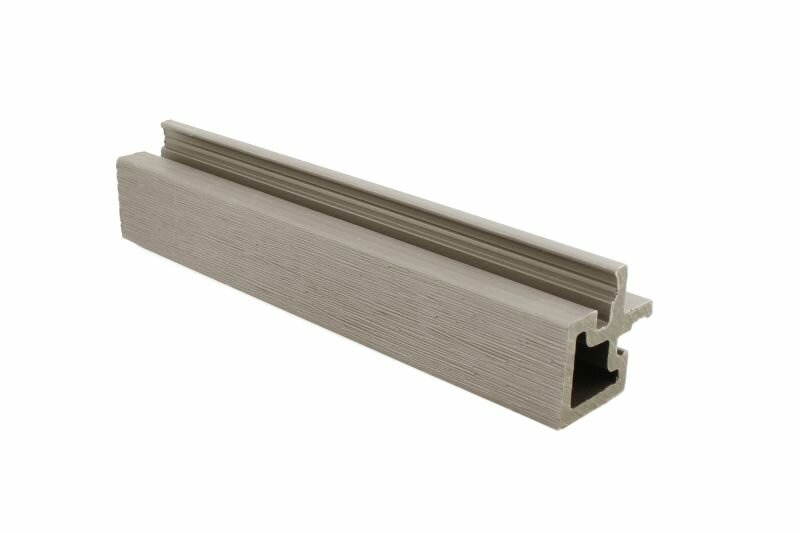 PuraTech composiet hoekprofiel 6,7 x 6,7 x 290 cm light grey
