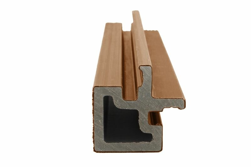 PuraTech composiet hoekprofiel 6,7 x 6,7 x 290 cm teak