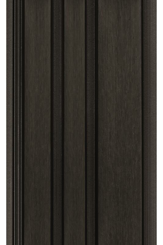 PuraTech 195 composiet barcodeprofiel 3,3 x 19,5 x 390 cm ebony black fijne houtnerf