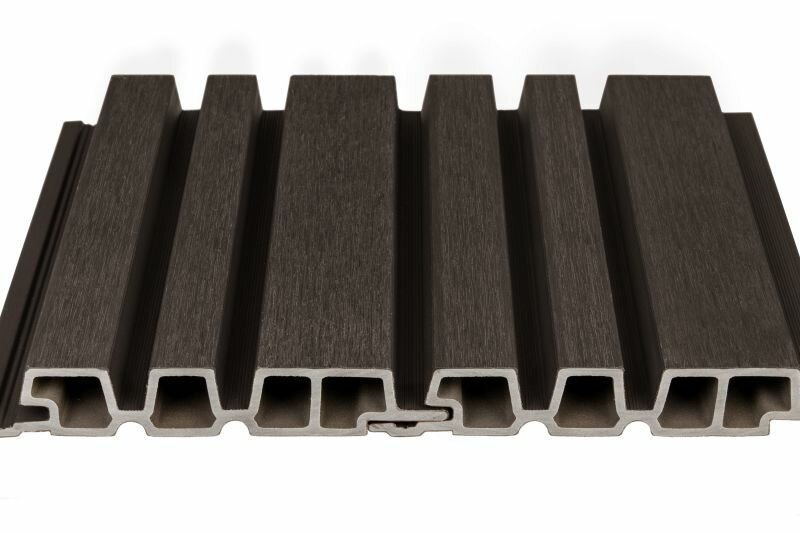 PuraTech 195 composiet barcodeprofiel 3,3 x 19,5 x 290 cm ebony black fijne houtnerf