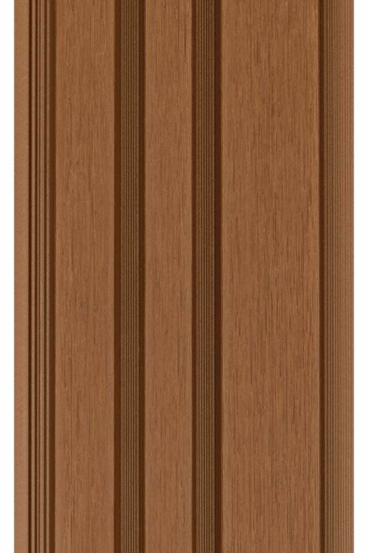 PuraTech 195 composiet barcodeprofiel 3,3 x 19,5 x 390 cm teak fijne houtnerf